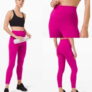 NWOT Lululemon Align™ High-Rise Pant Magenta Pink with Waistband Pocket Size 0